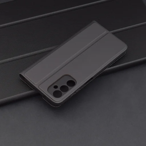  Techsuit - Magskin Könyv - Samsung Galaxy A14 4G / A14 5G - Fekete tok - 4