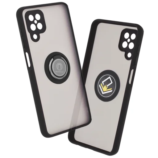  Techsuit - Glinth - Samsung Galaxy A12 / A12 Nacho - Fekete tok - 1