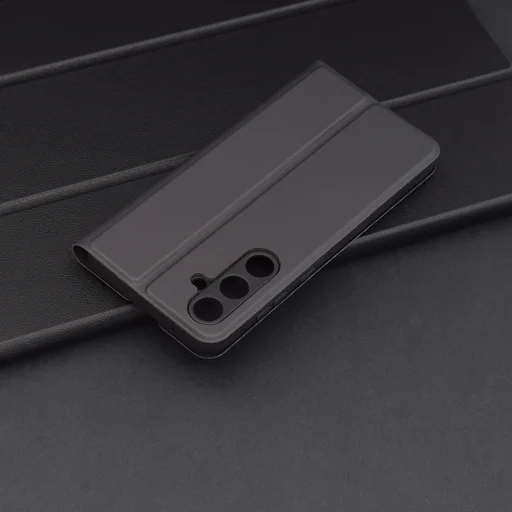  Techsuit - Magskin Könyv - Samsung Galaxy A55 5G - Fekete tok - 4