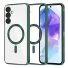  Techsuit - Luxus Kristály MagSafe - Samsung Galaxy A55 5G - Mélyzöld tok