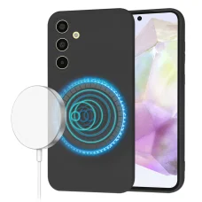  Techsuit - SoftFlex MagSafe - Samsung Galaxy A35 5G - Fekete tok