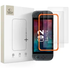 Tech-protect Easy Set+ 2-pack Nintendo Switch 2 átlátszó üvegfólia