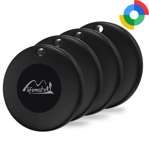 Lifemate/MiLi GPS Bluetooth LifeTag nyomkövető HD-P16-3 Android fekete - 4 darab, - 1