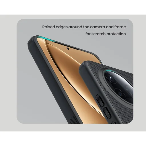 Nillkin Super Frosted PRO hátlap tok Xiaomi Poco F7 Pro-hoz, fekete - 5