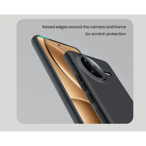 Nillkin Super Frosted PRO hátlapi tok Xiaomi Poco F7 Ultra fekete tok - 5