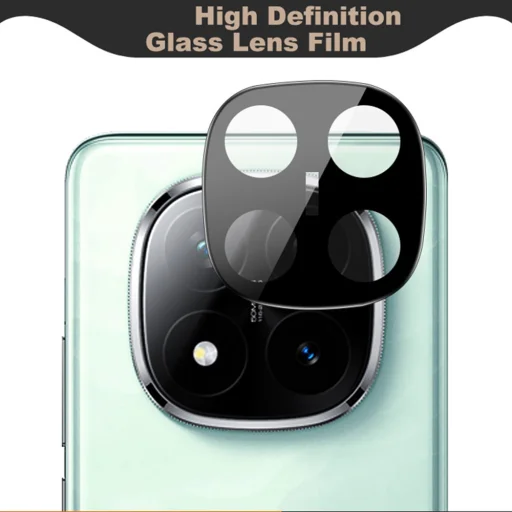  Techsuit - Teljes Kamera Üveg - Xiaomi Redmi Note 14 Pro+ - Fekete üvegfólia - 2