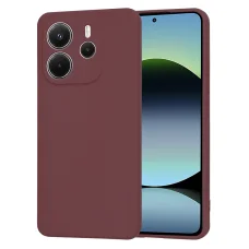  Techsuit - SoftFlex - Xiaomi Redmi Note 14 4G (164,84 x 78,15 x 8,16 mm) - Szilvavörös tok