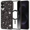  Techsuit - Luxus Csillogó MagSafe - Samsung Galaxy S25 Edge - Fekete tok thumbnail