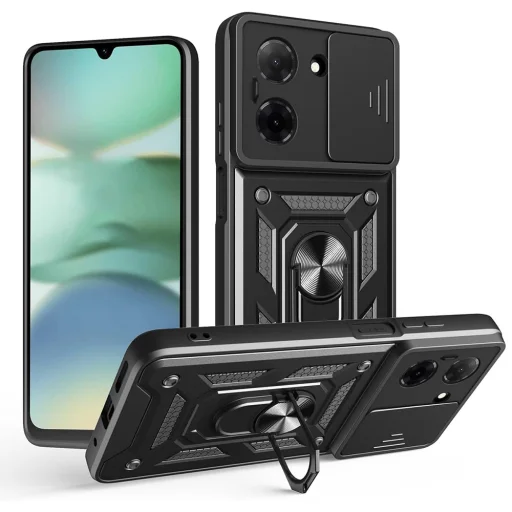  Techsuit - CamShield sorozat - Xiaomi Redmi A5 4G - Fekete tok REGIONÁLIS verzióhoz - 1