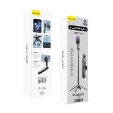 Blavec Selfie Bot Aluminium Fusion P06 Magsafe tripod + távirányító + tartó 1,34 méter (SSFP06-MTRHB134) fekete