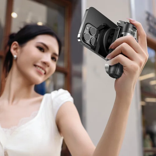 Blavec Aluminium Coco Mini P05 Magsafe tripod + távirányító + tartó 0,41 méter (SSCMP05-MTRHB041) fekete - 6