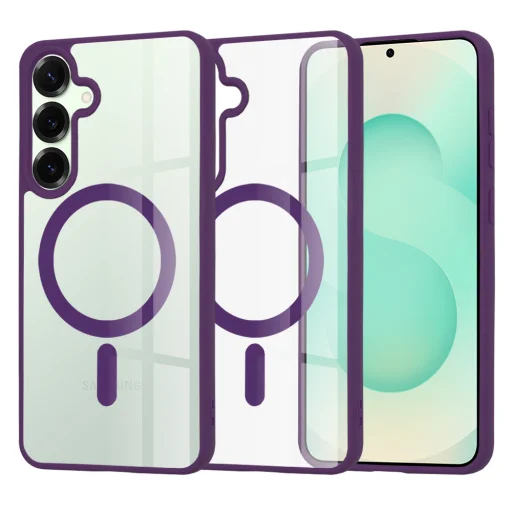  Techsuit - MagSafe Pro - Samsung Galaxy S25 Plus - Lila tok - 1