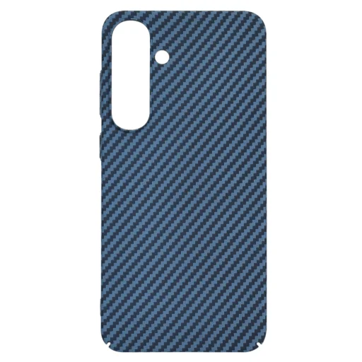  Techsuit - Karbonit Szálhéj - Samsung Galaxy S25 Plus - Ciánkék tok - 4