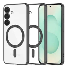  Techsuit - Luxus Kristály MagSafe - Samsung Galaxy S25 Plus - Fekete tok