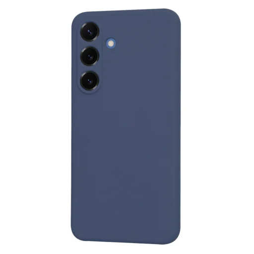  Techsuit - SoftFlex - Samsung Galaxy S25 - Sötétkék tok - 3