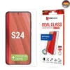  Displex - Prémium [Csomag] Valódi Üveg + Tok - Samsung Galaxy S24 - Átlátszó üvegfólia thumbnail