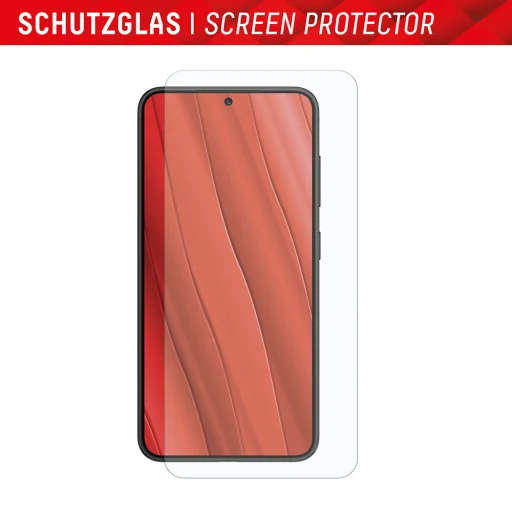  Displex - Prémium [Csomag] Valódi Üveg + Tok - Samsung Galaxy S24 - Átlátszó üvegfólia - 2