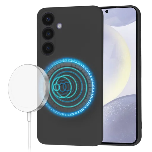  Techsuit - SoftFlex MagSafe - Samsung Galaxy S24 Plus - Fekete tok - 1