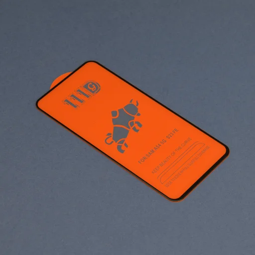  Techsuit - 111D Teljes Borítású / Teljes Ragasztású Üveg - Samsung Galaxy S23 FE - Fekete üvegfólia - 2