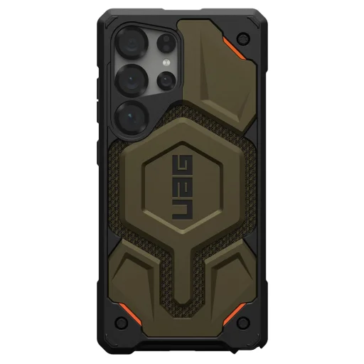  UAG - Monarch Pro MagSafe - Samsung Galaxy S25 Ultra - Kevlar Elem Zöld tok - 2