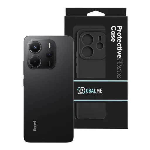 OBAL:ME Matte TPU tok Xiaomi Redmi Note 14 4G-hez fekete - 3