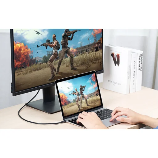 Vention CGYBH USB-C to DisplayPort 1.4 Kábel, 2m, 8K 60Hz/4K 120Hz (fekete) - 6