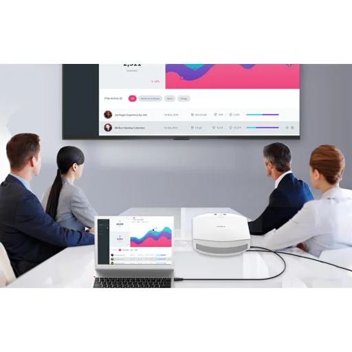 Vention CGYBH USB-C to DisplayPort 1.4 Kábel, 2m, 8K 60Hz/4K 120Hz (fekete) - 7