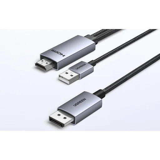Kábel DisplayPort HDMI Ugreen HD169 4K 60Hz 2m (fekete) - 7