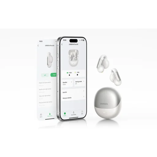 UGREEN HiTune S5 WS210 vezeték nélküli fülhallgató (fehér) - 10