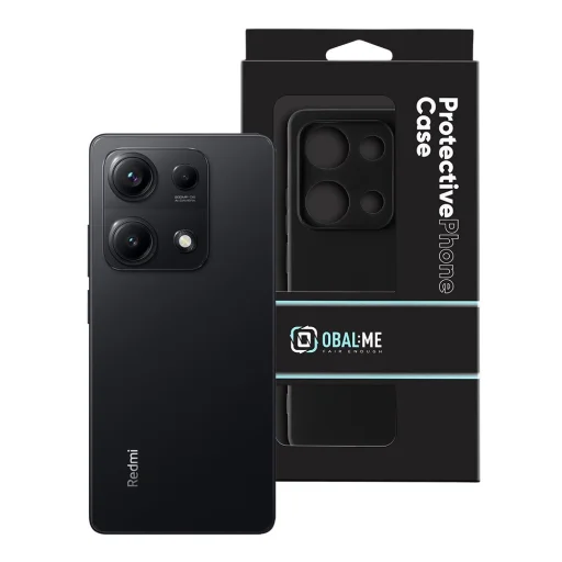 OBAL:ME Matt TPU tok Xiaomi Redmi Note 14S-hez Fekete tok - 3