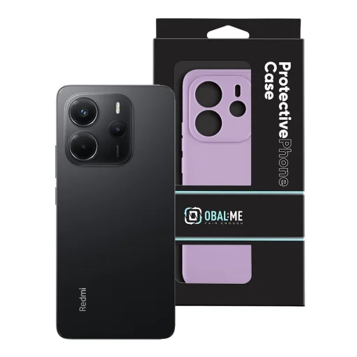 OBAL:ME Matt TPU tok Xiaomi Redmi Note 14 4G Lila - 5