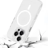 Liavec fényes Magsafe átlátszó tok iPhone 16 Pro fehér tok - 6