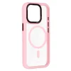 Liavec Hybrid Magsafe Clear tok iPhone 15 Pro Max light pink thumbnail
