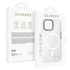 Liavec Hybrid Magsafe Clear iPhone 15 tok