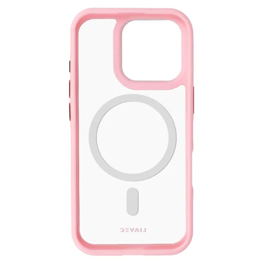 Liavec Hybrid Magsafe átlátszó tok iPhone 16 Pro light pink tok - 6