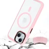 Liavec Hybrid Magsafe átlátszó tok iPhone 15 light pink tok thumbnail