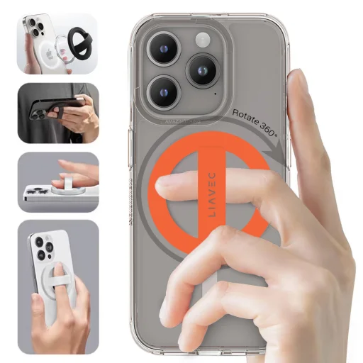 Liavec Ring Magsafe gyűrű narancssárga - 3