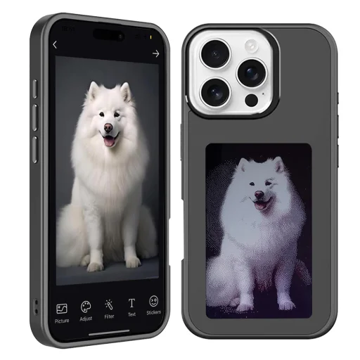 Techsuit - SmartScreen NFC - iPhone 16 Pro - Fekete tok - 1
