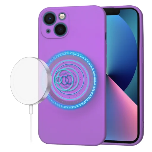  iPhone 13 Lila Techsuit SoftFlex MagSafe tok - 1