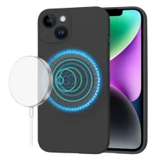  Techsuit - SoftFlex MagSafe - iPhone 14 - Fekete tok