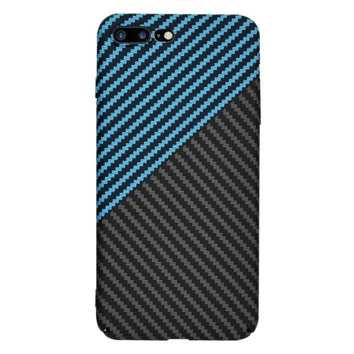  Techsuit - Carbonite FiberShell - iPhone 7 Plus / iPhone 8 Plus - Kék Pulzus tok - 3