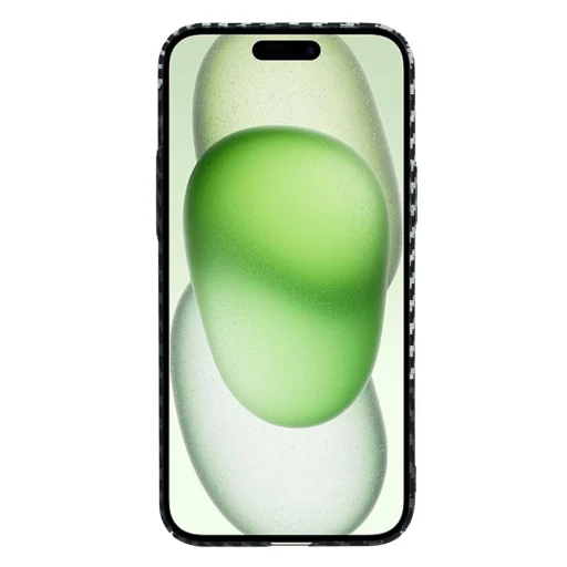  Techsuit - Karbonit Szálhéj - iPhone 15 Plus - Lopakodó Szürke tok - 2