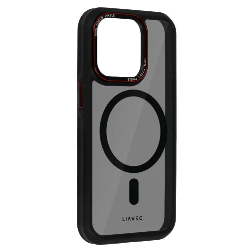 Liavec Hybrid Smoke Magsafe tok iPhone 15 Pro Max - 3