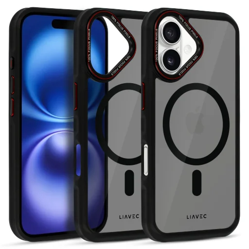 Liavec Hybrid Smoke Magsafe tok iPhone 16 tok - 2