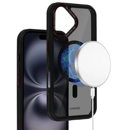Liavec Hybrid Smoke Magsafe tok iPhone 16 tok - 8