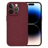  Techsuit - Karbonit Szálas Burok - iPhone 14 Pro - Piros tok thumbnail