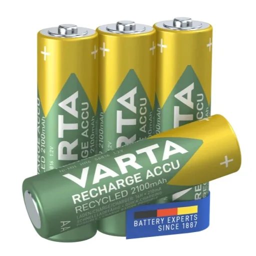 Varta Recharge Accu Recycled AA 2100 mAh 4db - 1