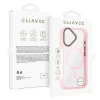 Liavec Hybrid Magsafe átlátszó tok iPhone 16 light pink tok