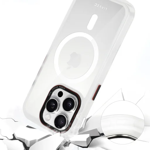 Liavec Hybrid Magsafe Clear tok iPhone 15 Pro-hoz - 7