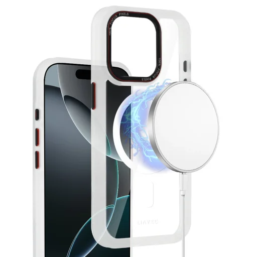 Liavec Hybrid Magsafe Clear tok iPhone 15 Pro-hoz - 8